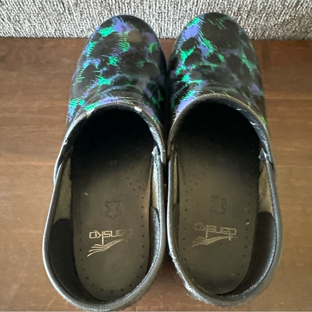 Dansko Professional Nurse Clogs Women's Size EU 38 US 7 Multi Colored Comfort - Picture 4 of 10